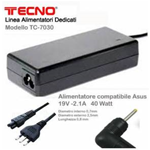 ALIMENTATORE COMPATIBILE PER NOTEBOOK ASUS 19V - 2,1A - 40W TECNO 7030