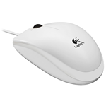 MOUSE OTTICO LOGITECH B100 USB WHITE 910-003360