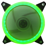 VENTOLA PER CASE CTESPORTS 12CM ANELLO LUMINOSO LUCE VERDE GRATOG