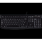 TASTIERA USB PER PC DESKTOP LOGITECH K120 BUSINESS NERA LAYOUT ITALIANO 920-002492