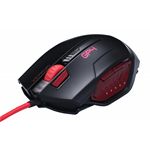 MOUSE OTTICO PER GAMING USB GAMMEC MOGP04R CON 7 TASTI RETROILLUMINATO 3200 DPI PROGRAMMABILE