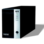 GRUPPO DI CONTINUITA' UPS TECNO 1200VA 700W 3 USCITE TRIPOLARE E SHUKO