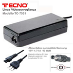 ALIMENTATORE COMPATIBILE PER NOTEBOOK SAMSUNG 90W 19V 4,74A PLUG 5,5/3,0 11mm TECNO 7031