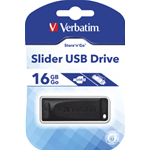 MEMORIA PENDRIVE USB VERBATIM 16GB 98696 SLIDER USB 2.0