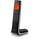 TELEFONO CORDLESS BRONDI LEMURE RUBRICA/LISTA CHIAMATE/BLOCCO TASTI COLORE NERO