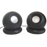 CASSE AUDIO SPEAKER 2.0 TECNO TC-SP33 5WATT PER PC NOTEBOOK ALIMENTATE USB NERE