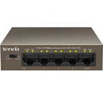 HUB SWITCH DI RETE 5 PORTE CON 4 PORTE POE TENDA NT-TEF1105P 10/100MBPS 63W