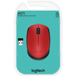 MOUSE OTTICO WIRELESS LOGITECH M171 RED 910-004641