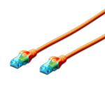 CAVO DI RETE ETHERNET CAT5E U/UTP CCA DA 2MT EWENT ARANCIO