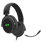 CUFFIE HEADSETS GAMING CTESPORTS MODULB NERA/VERDE CON MICROFONO