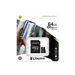 MEMORIA MICROSD KINGSTON 64GB CL10 CANVAS SDCS2/64GB 