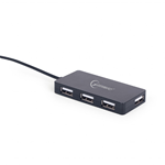 HUB USB 2.0 4 PORTE GEMBIRD UHB-U2P4-04 NERO USB 2.0