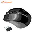 MOUSE OTTICO WIRELESS TECHMADE TM-XJ30-BK NANO NERO