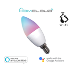 LAMPADINA WI-FI DIMMERABILE E14 4,5W RGB + BIANCO CALDO HOMCLOUD EE-45WE14