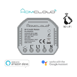 MODULO PULSANTE RELE' INTELLIGENTE WIFI DA INCASSO HOMCLOUD AS-SBM1