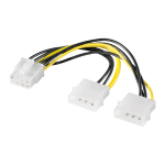 CAVO ALIMENTAZIONE PCI-EXPRESS DA 2 MOLEX A PCI-EXPRESS 8PIN