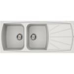 Elleci Living 500 Lavello PER CUCINA BIANCO TITANIO 116x50x22 cm