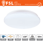 Plafoniera LED DA SOFFITTO O PARETE 13W 5700K 120° 26x5,5cm FSL