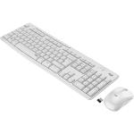 KIT TASTIERA + MOUSE WIRELESS LOGITECH MK295 SILENT TOUCH LAYOUT ITALIANO DESKTOP 920-009821 COLORE BIANCO