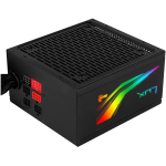 ALIMENTATORE PER PC MODULARE RGB AEROCOOL LUXRGB650M 650W VENTOLA 12CM BRONZE 80PLUS NERO