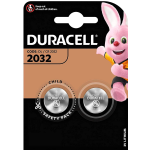 BATTERIA AL LITIO BOTTONE CMOS 3V DURACELL CR2032 CONFEZIONE 2 PEZZI