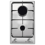 CANDY Piano Cottura CDG32SPX a Gas in Acciaio Inox con 2 Fuochi