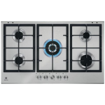 ELECTROLUX Piano Cottura KGS9536SX a Gas 5 Fuochi Gas Colore Inox 90CM