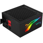 ALIMENTATORE PER PC MODULARE RGB AEROCOOL LUXRGB750M 750W VENTOLA 12CM - BRONZE 80PLUS - NERO