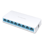 HUB SWITCH DI RETE LAN ETHERNET MERCUSYS MS108 10/100MBPS 8 PORTE 8 INGRESSI