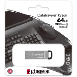 MEMORIA PENDRIVE USB KINGSTON 64GB DTKN/64GB USB 3.2 METAL