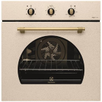 ELECTROLUX Forno Elettrico da Incasso Rustico FR53S Capacità 70 L Multifunzione Ventilato Potenza 2780 W Colore Avena