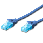 CAVO DI RETE ETHERNET CAT5 U/UTP DA 25CM EWENT BLU