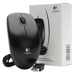 MOUSE OTTICO USB LOGITECH B100 NERO 910-003357