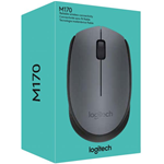 MOUSE OTTICO WIRELESS USB LOGITECH M170 GREY 910-004642