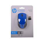 MOUSE OTTICO WIRELESS HP X3000 BLUE N4G63AA#ABB