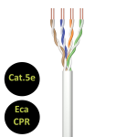 MATASSA CAVO DI RETE LAN F/UTP Cavo Cat.5E CU 305m FLESSIBILE PVC Grigio - RAME PURO