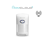 SENSORE PIR VOLUMETRICO RILEVAZIONE MOVIMENTO SENZA FILI A RADIO FREQUENZA - PET IMMUNE - HOMCLOUD