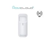 SENSORE PIR VOLUMETRICO RILEVAZIONE MOVIMENTO SENZA FILI A RADIO FREQUENZA - HOMCLOUD - MODELLO SLIM