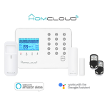 KIT ANTIFURTO WIRELESS 10P PRO HOMCLOUD WIFI + GSM DA SMARTPHONE