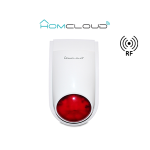 SIRENA LUMINOSA OUTDOOR SENZA FILI A RADIO FREQUENZA PER ALLARME HOMCLOUD