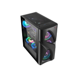 CASE GAMING ATX PER PC CTESPORTS MARS01 USB 3.0 NERO PENNELLO LATERALE IN VETRO (VENTOLE NON INCLUSE)