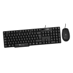 KIT TASTIERA + MOUSE TECHMADE USB CON FILO BLACK TM-KB828+M102