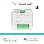 MODULO PULSANTE RELE' INTELLIGENTE WIFI 12/24V 2 CANALI HOMCLOUD TN-SBM2CL