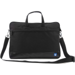 Vultech Borsa per Notebook SC-1560,15.6",Slim con Vano pc Imbottito, Maniglie e Tasca Esterna, Tracolla rimovibile e regolabile, Nero