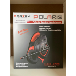 CUFFIE GAMING CORTEK POLAR NERA/ROSSA CON MICROFONO JACK 3,5MM - FIERY VERSION