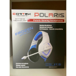 CUFFIE GAMING CORTEK POLAR BIANCA/AZZURRA CON MICROFONO JACK 3,5MM - FROZEN VERSION