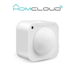 SENSORE DI MOVIMENTO PIR + LUMINOSITA ZIGBEE HOMCLOUD