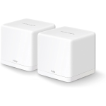 WiFi Mesh Dual Band AC1300Mbps, 2 Porte Ethernet Gigabit, Modalità Router e Access Point, 2 Pezzi con Copertura fino a 260 ?, Mercusys Halo H30G(2-Pack)