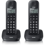 COPPIA TELEFONI CORDLESS BRONDI GALA TWIN RUBRICA/LISTA CHIAMATE/BLOCCO TASTI ECO DECT