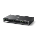 HUB SWITCH DI RETE 10 PORTE CON 8 PORTE POE MERCUSYS MS110P 10/100MBPS 65W